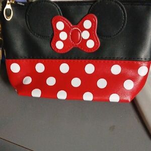 Minnie Mouse Cosmetic Bag NWOT